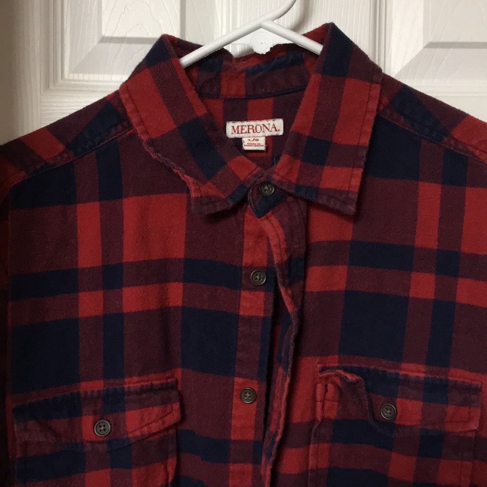 Merona Men’s Flannel size large